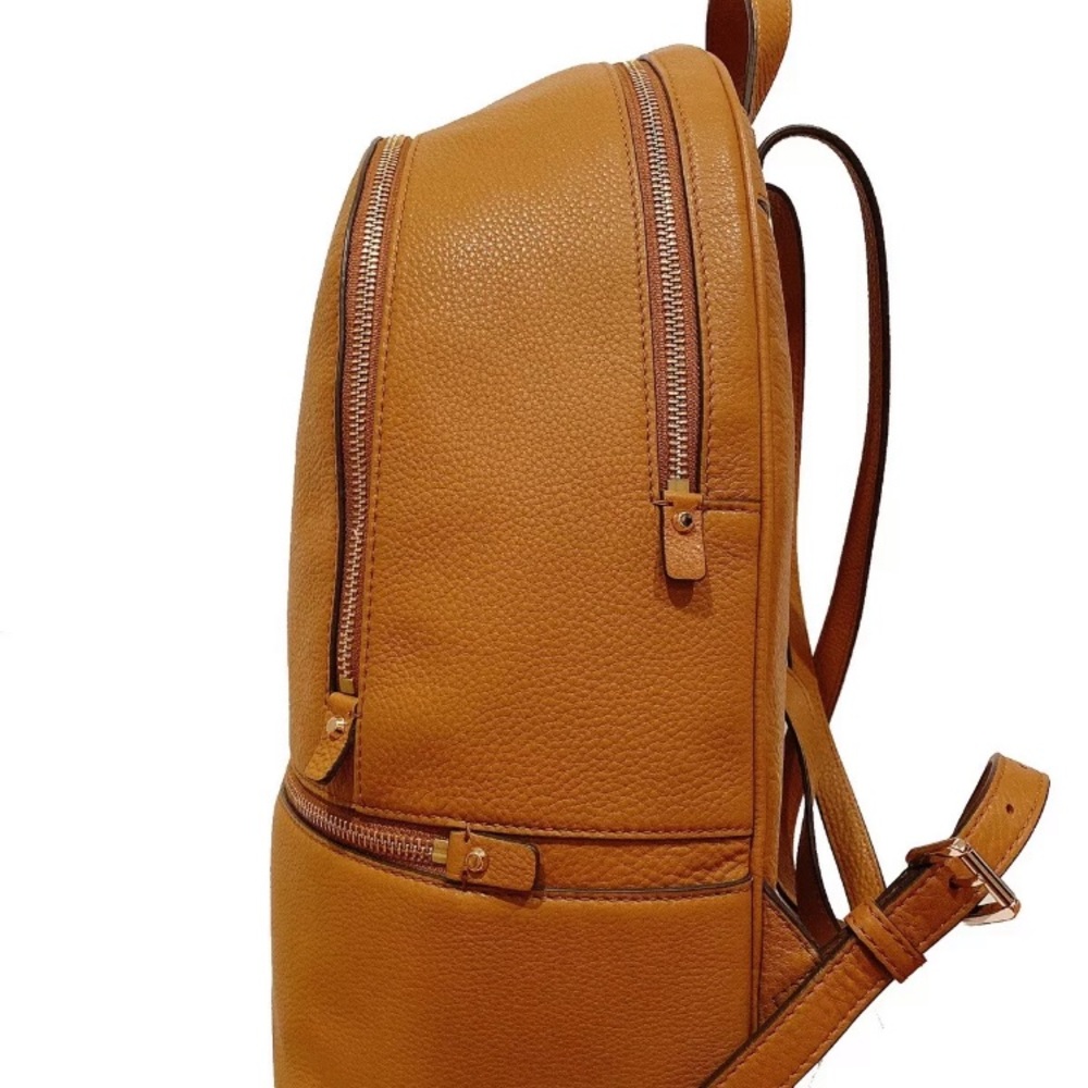 NWT Michael Kors Rhea Zip Large  Leather Backpack